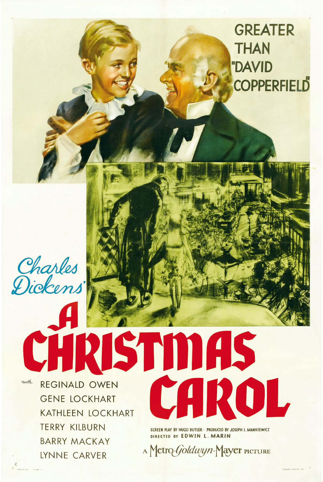 A Christmas Carol 1938 Moria   A Christmas Carol 1938 Poster 