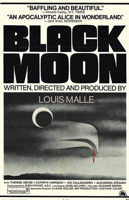 Black Moon by Louis Malle 1975  Black moon movie, Black moon 1975, Black  moon