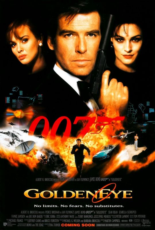 Goldeneye 1995 Orig. 46X60 Subway Film Affiche 007 Bond Pierce Brosnan ...