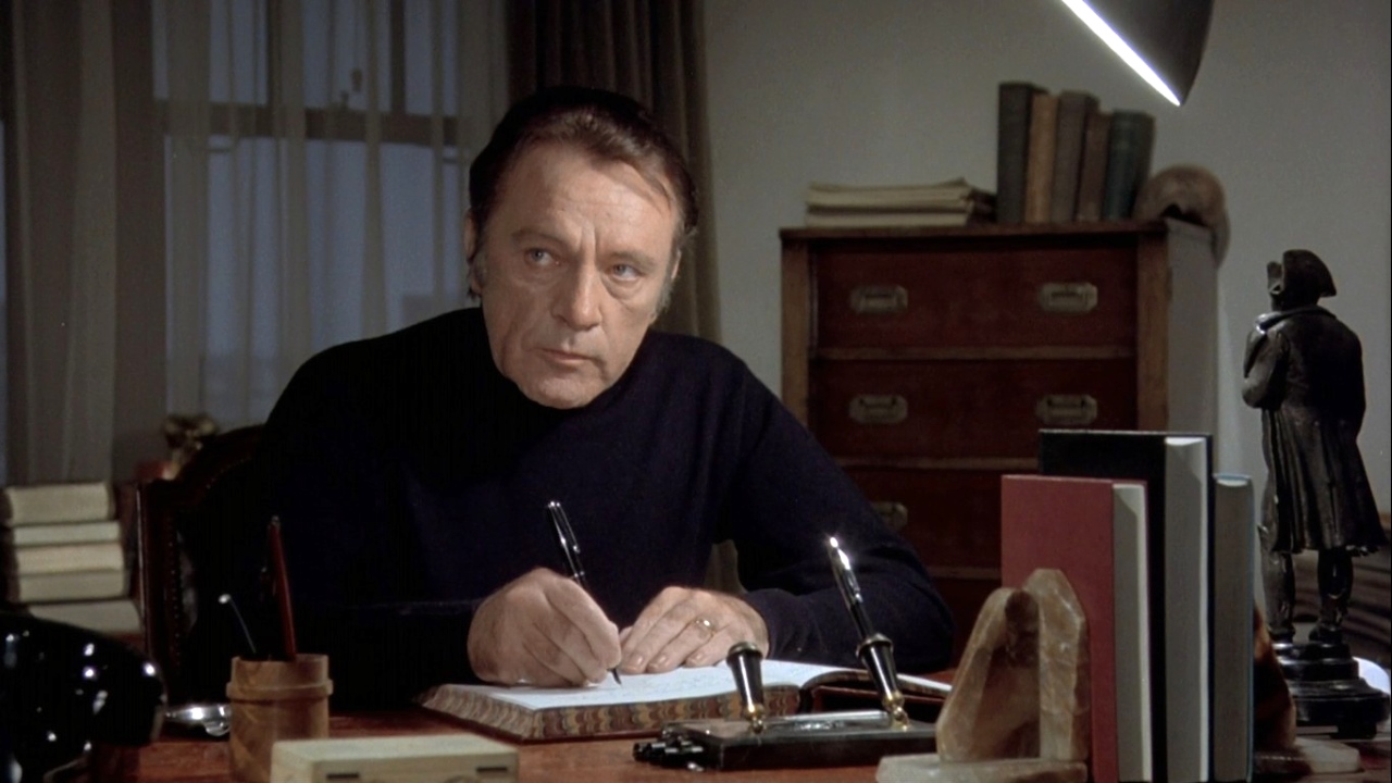 Richard Burton as psychic John Morlar in The Medusa Touch (1978)