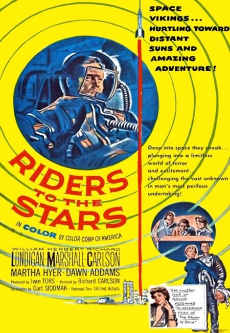 Riders to the Stars (1954) poster