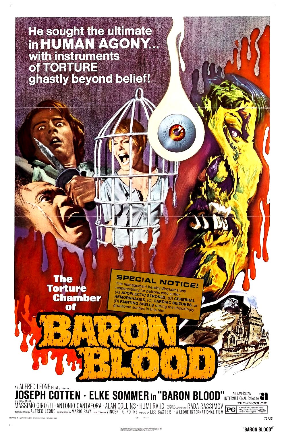 Baron Blood (1972) poster