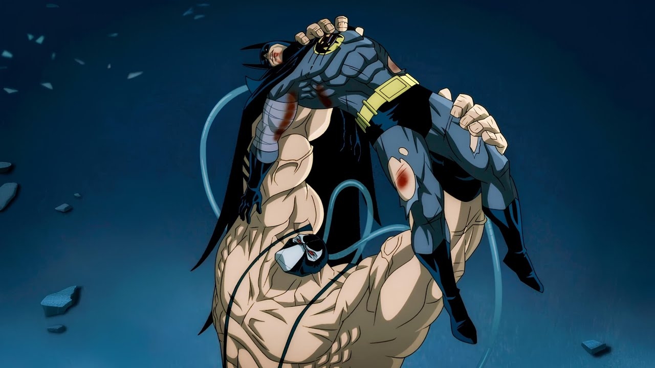 Batman and Bane in Batman Knightfall - Part 1: Knightfall (2026)