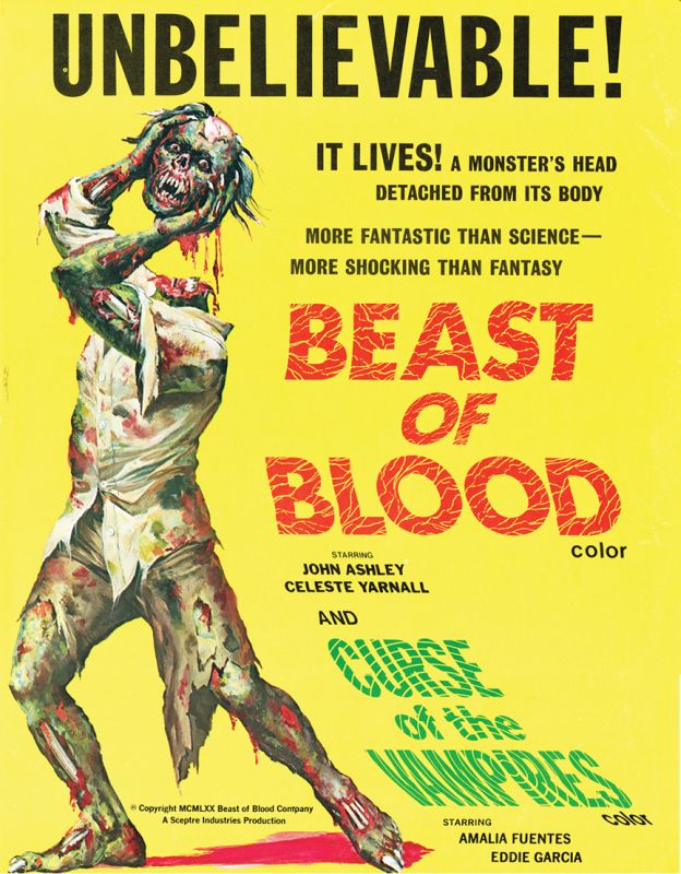 Beast of Blood (1971) poster
