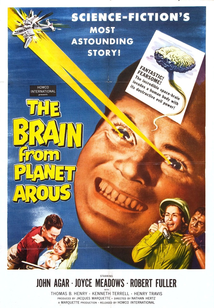 The Brain from Planet Arous (1957) poster