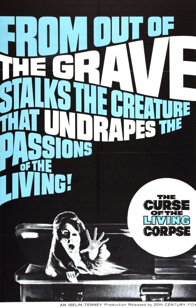 The Curse of the Living Corpse (1964) poster