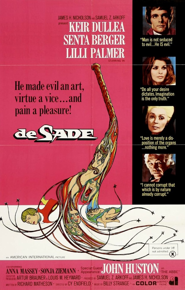 De Sade (1969) poster