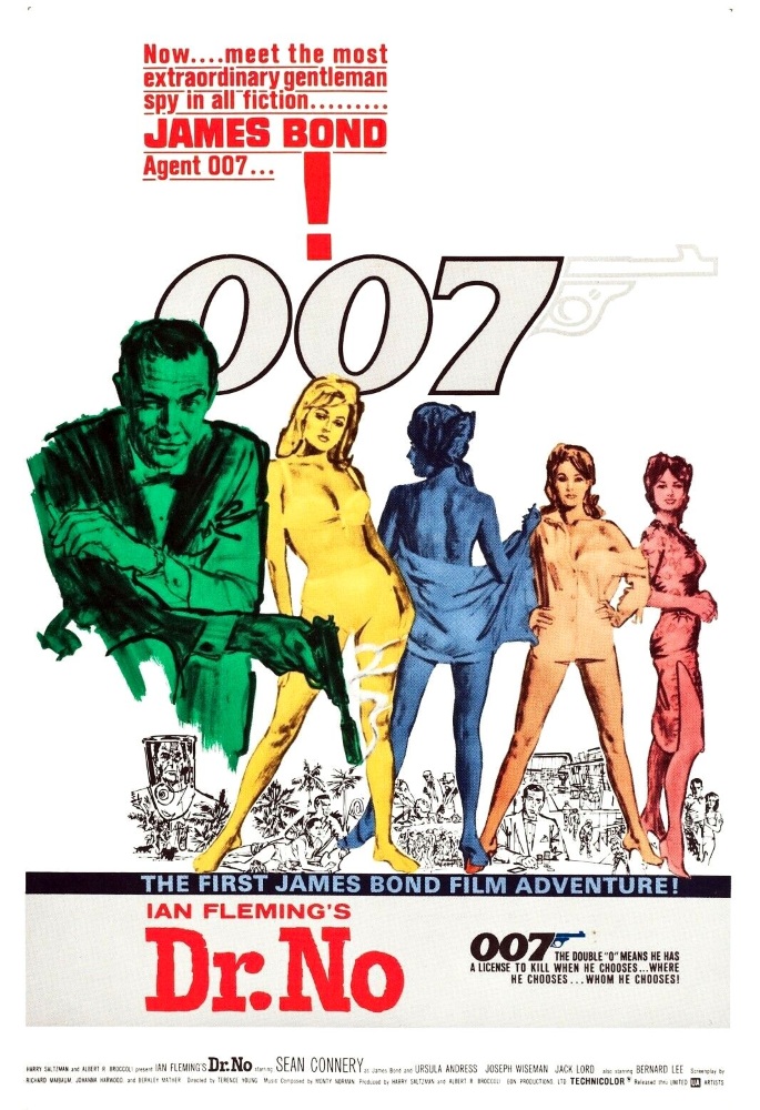 Dr No (1962) poster