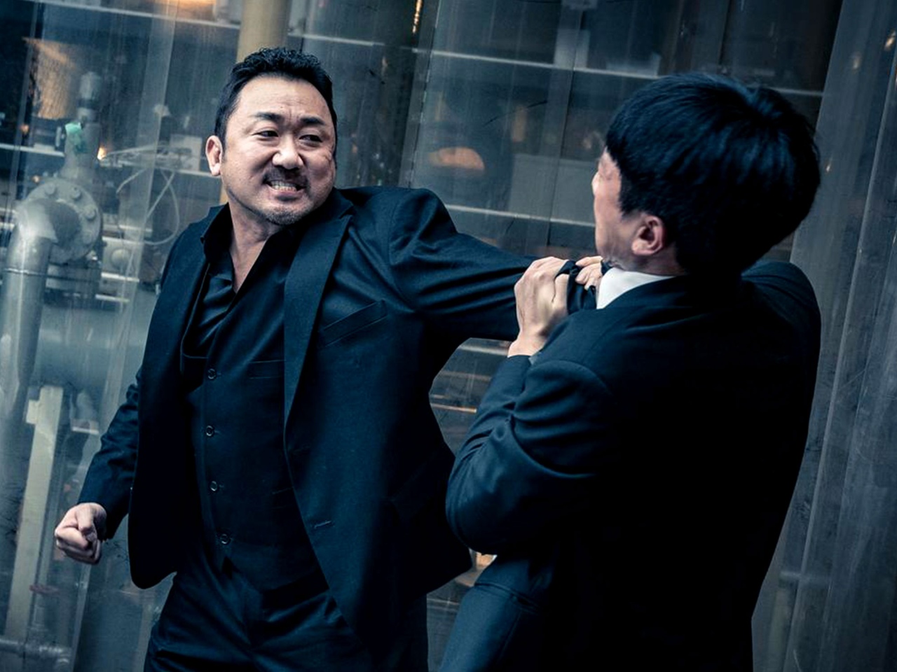 Ma Dong-seok in The Gangster, The Cop, The Devil (2019)