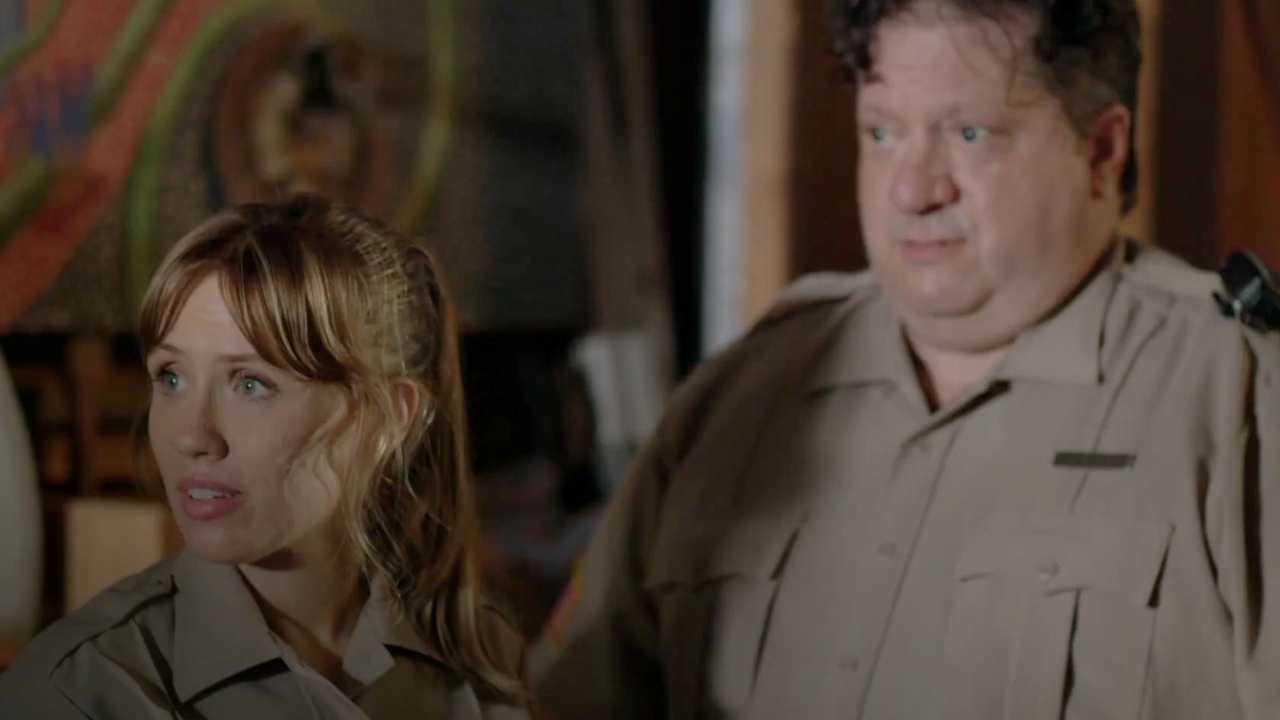 Ash Hamilton and Rudy Eisenzopf in Hubcap (2021)