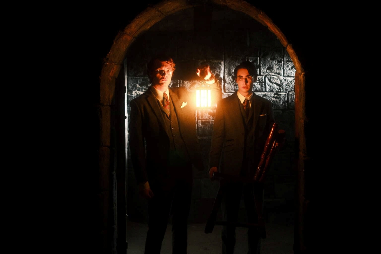 Dorian Ashbourne and Sam Barclay in In the Grip of Terror (2025)
