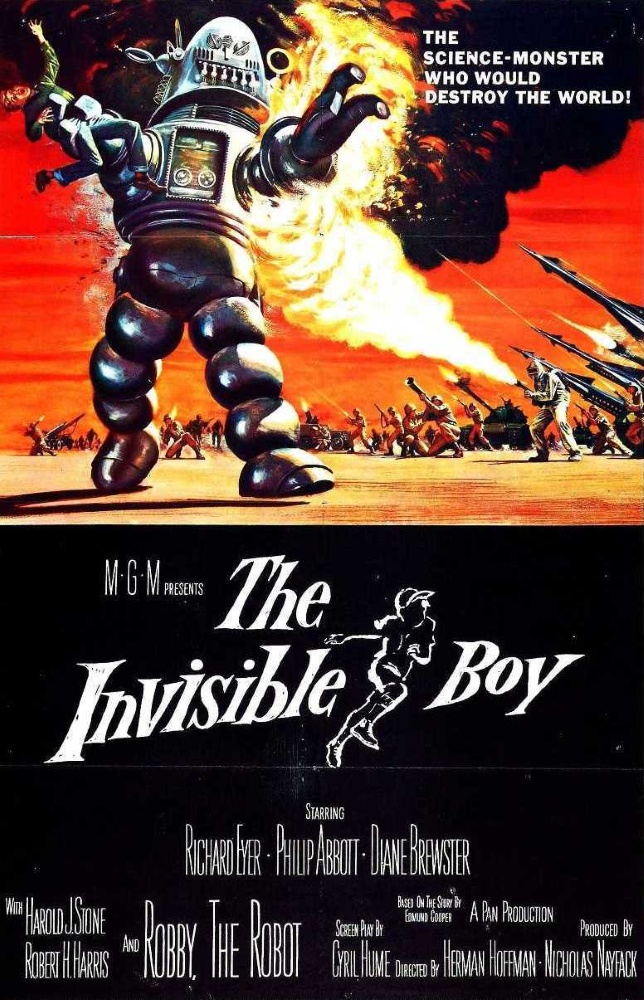 The Invisible Boy (1957) poster
