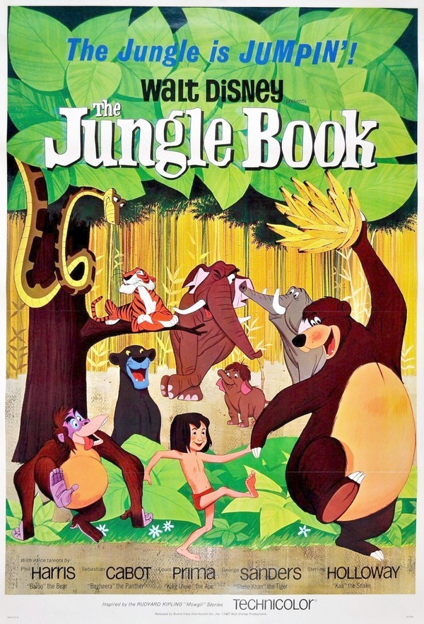 The Jungle Book (1967) poster