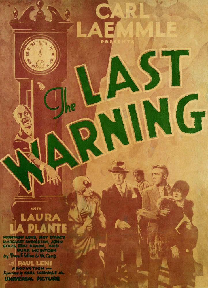 The Last Warning (1929) poster