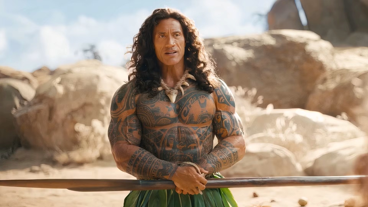 Dwayne Johnson as Maui in Moana (2026)