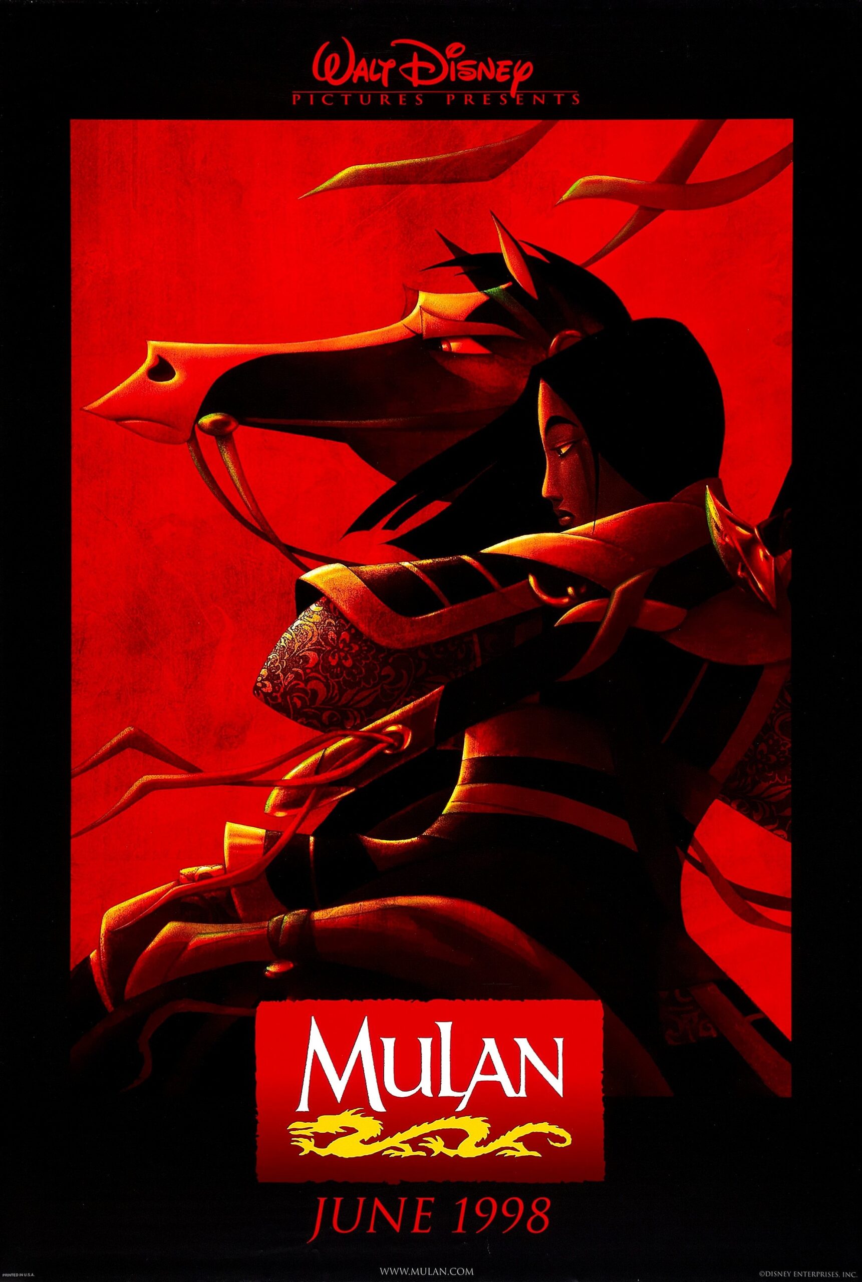 Mulan (1998) poster