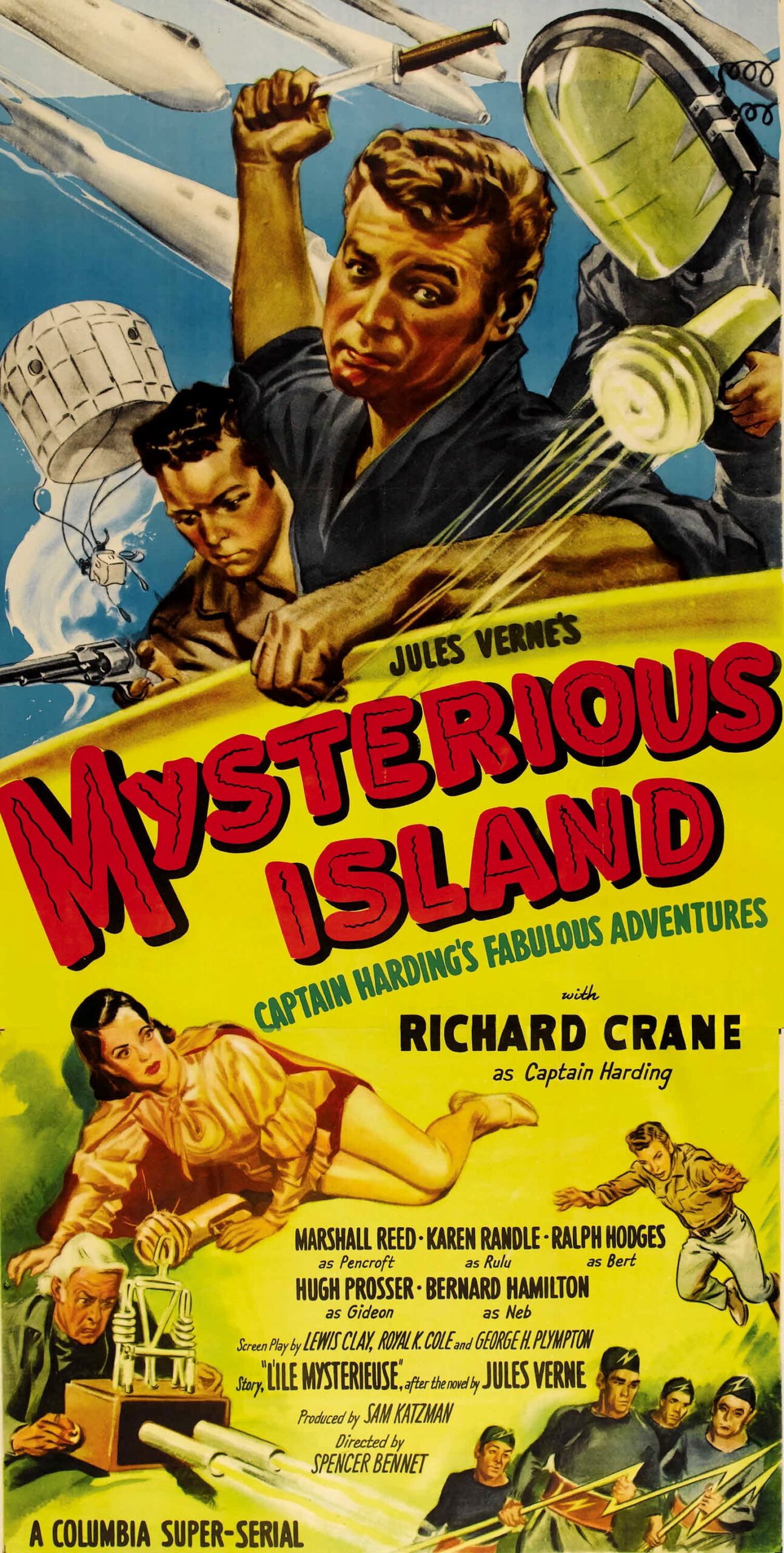 Mysterious Island (1951) poster