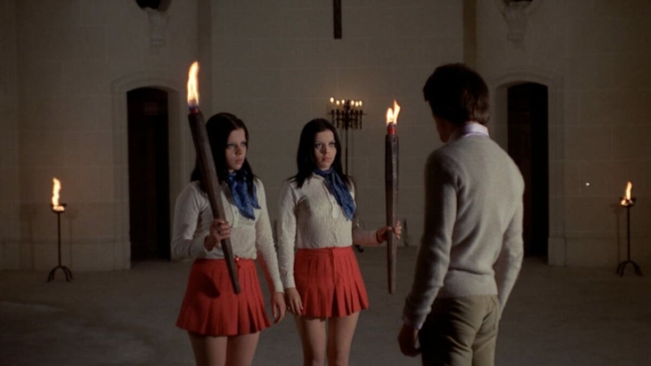 Pascal Fardoulis and Cathy & Pony Tricot in The Naked Vampire (1970)