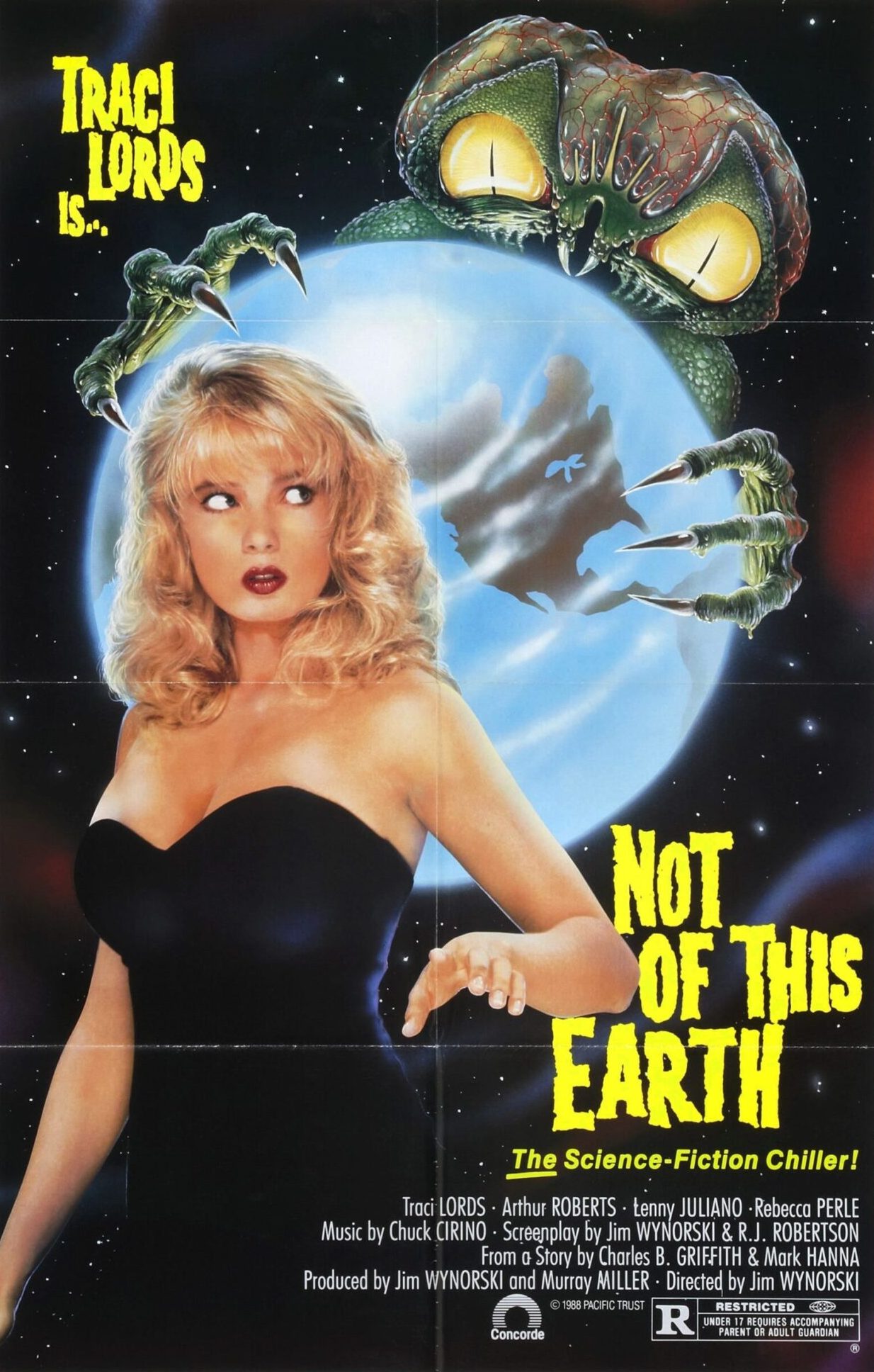 Not Of This Earth (1988) poster