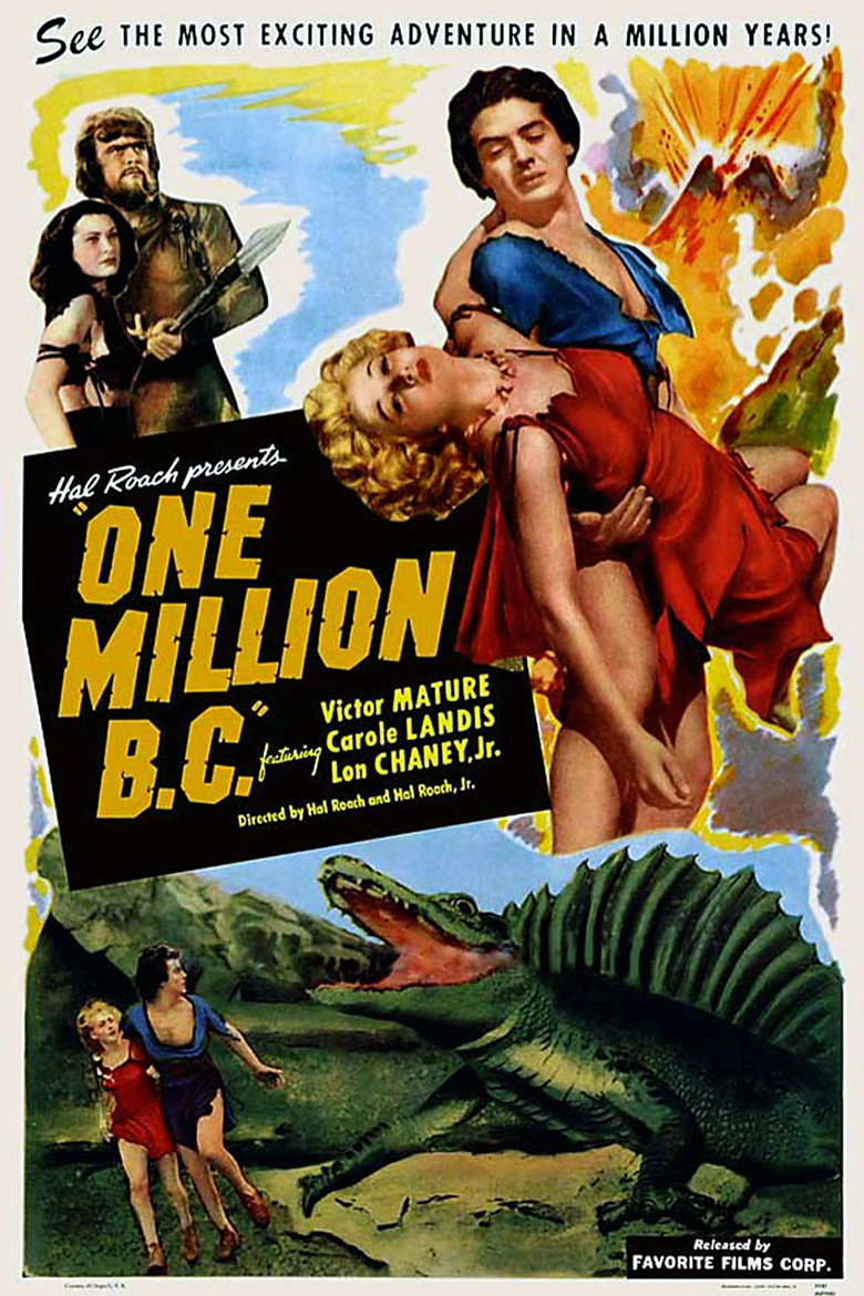 One Million B.C. (1940) poster