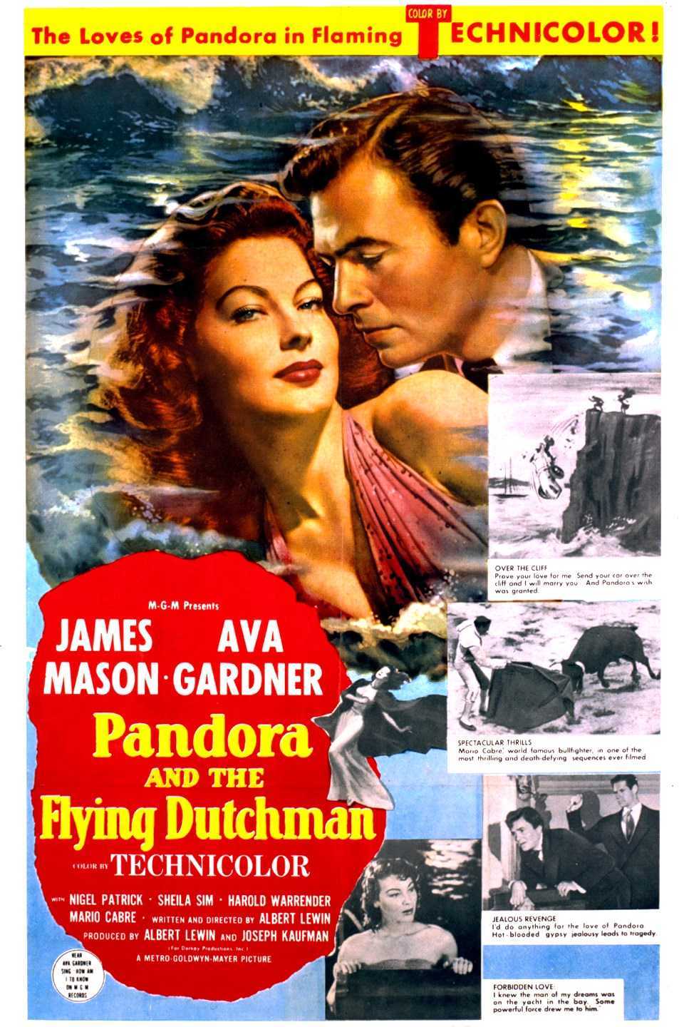 Pandora and the Flying Dutchman (1951) poster