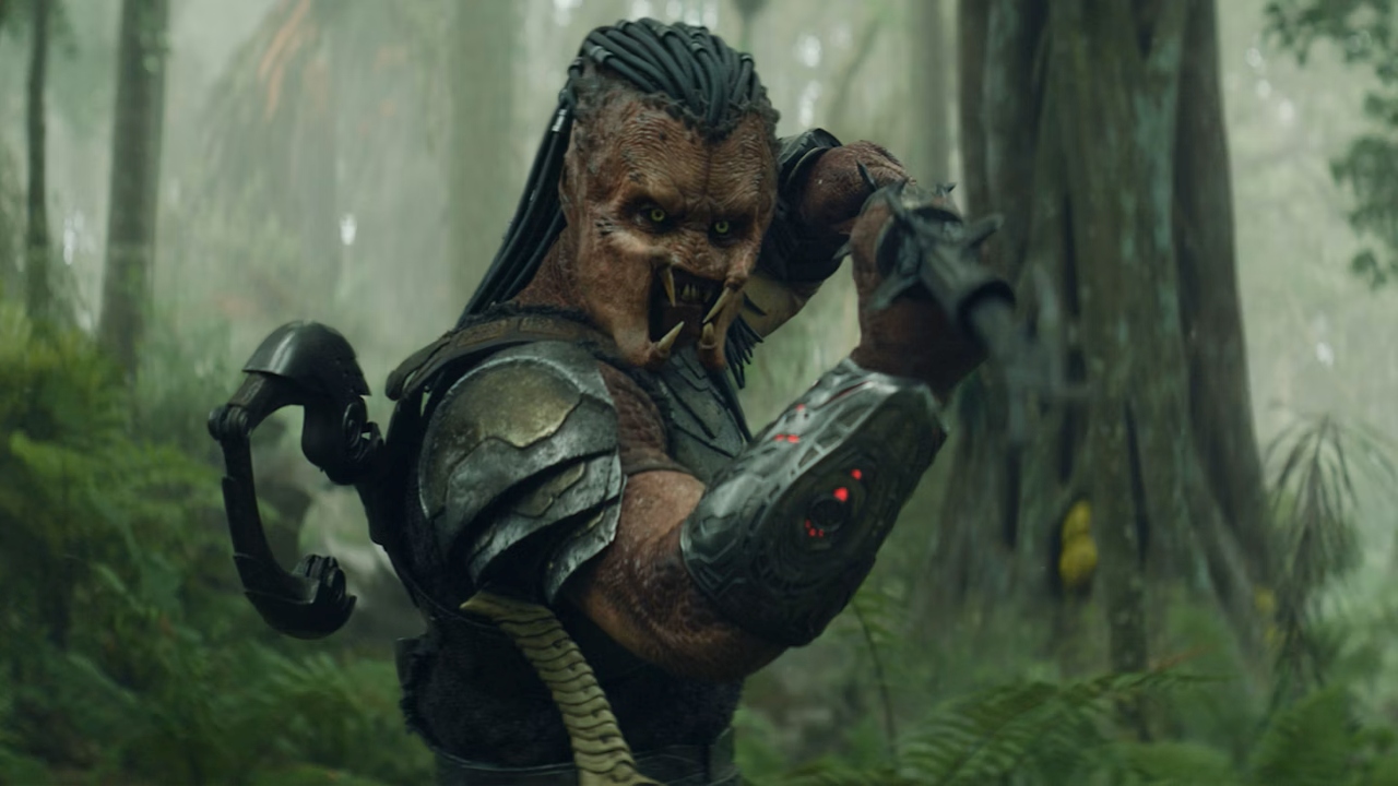 The Yautja Dek (Dimitrius Schuster-Koloamatangi) in Predator: Badlands (2025)