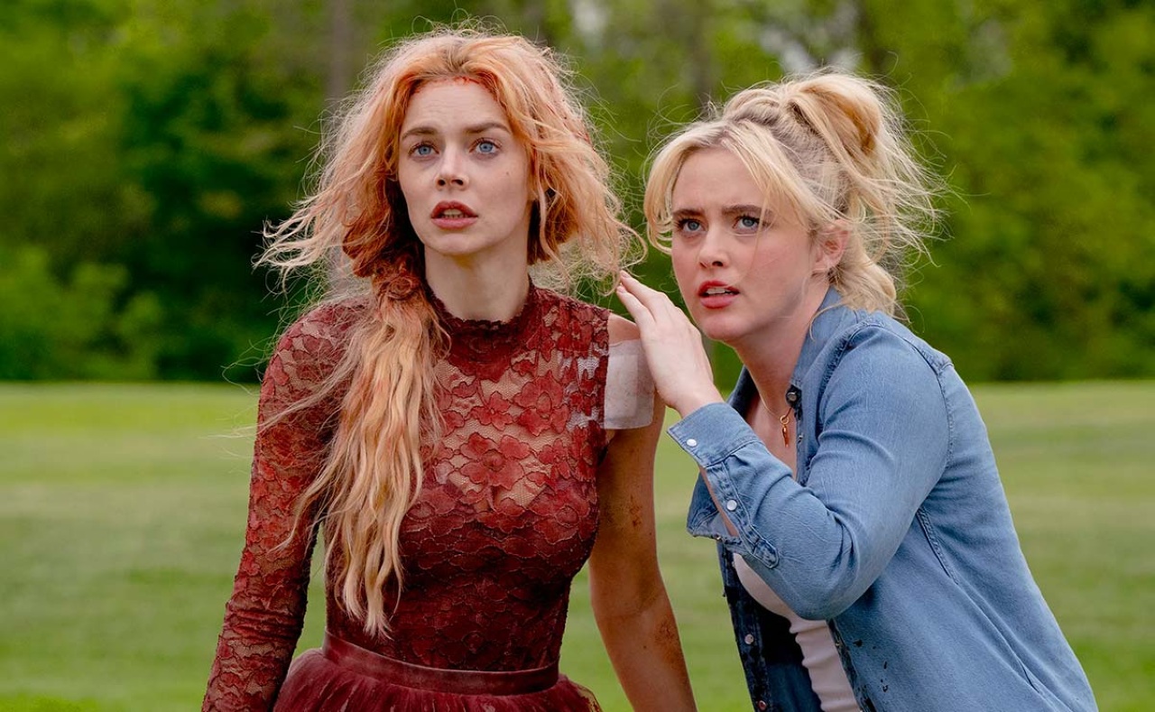 Samara Weaving and Kathryn Newton in Ready or Not: Here I Come (2026)