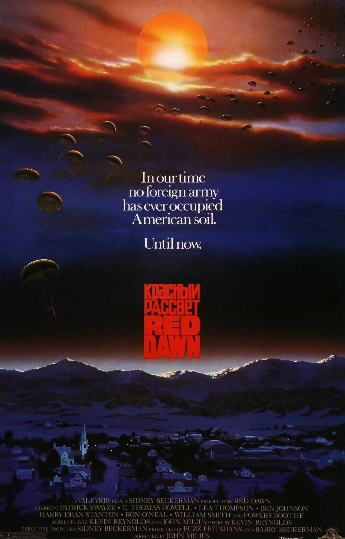 Red Dawn (1984) poster