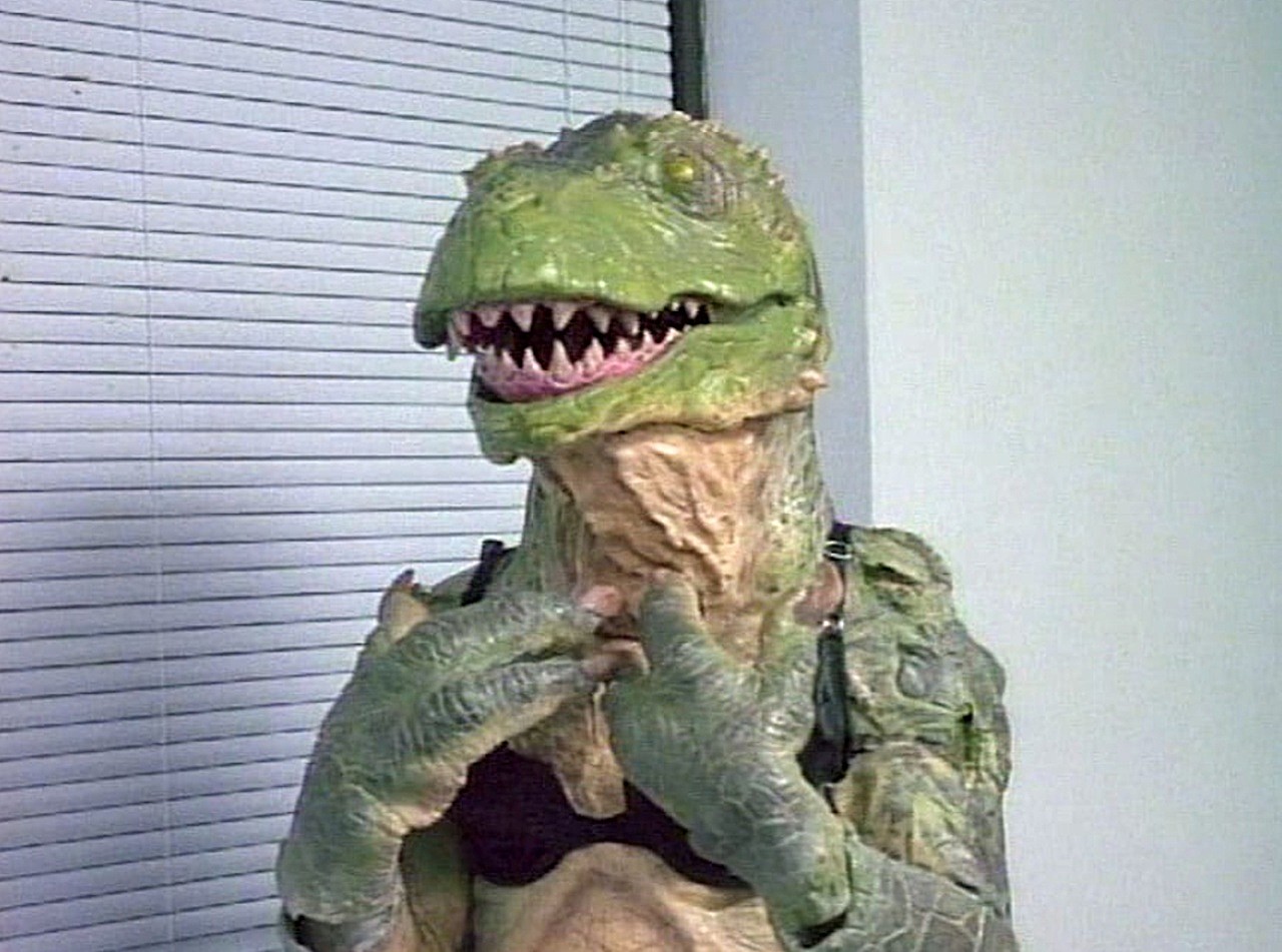 Alligator hybrid woman in Repligator (1996)