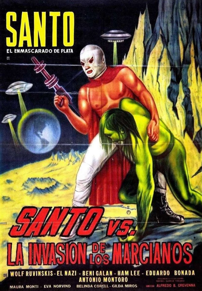 Santo vs the Martians (1967) poster