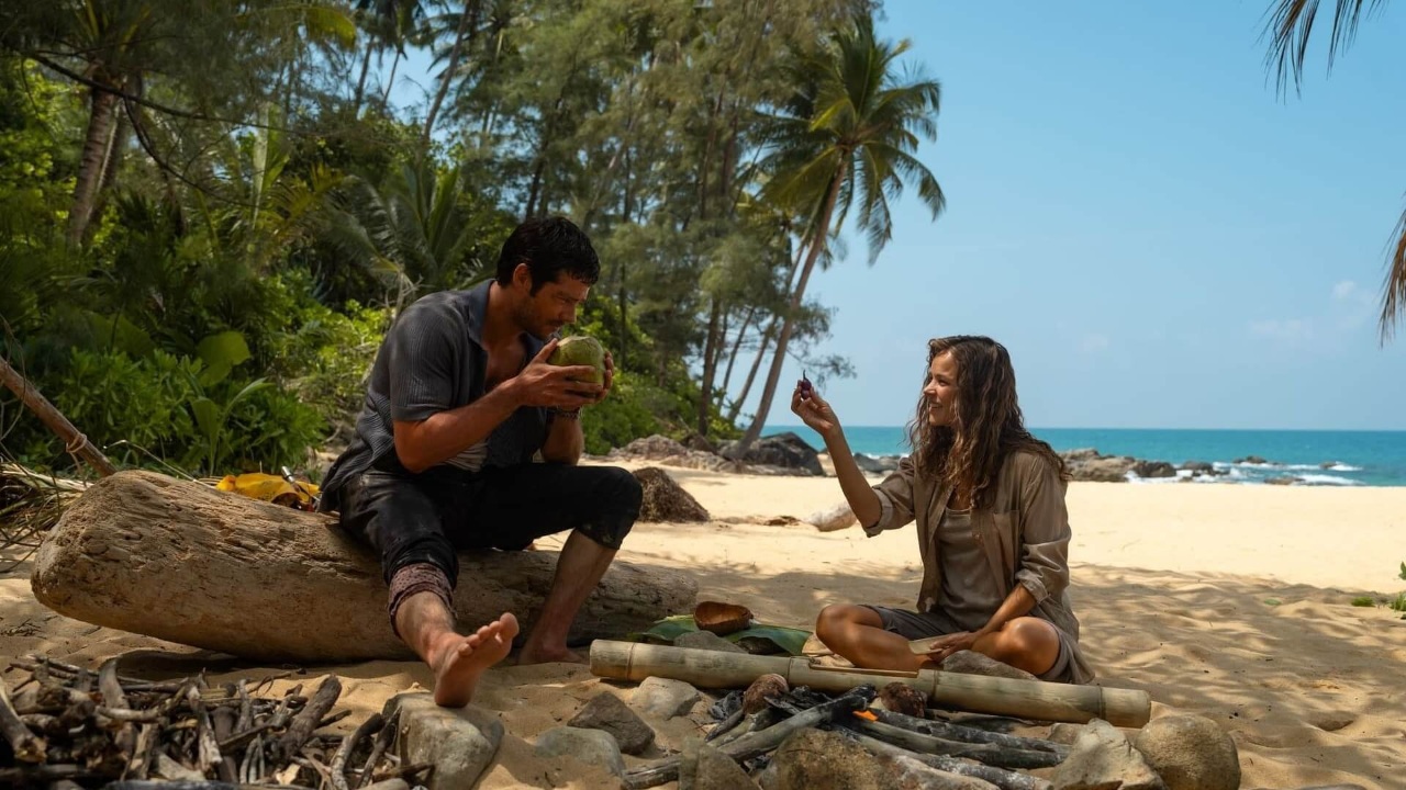 Dylan O'Brien and Rachel McAdams in Send Help (2026)