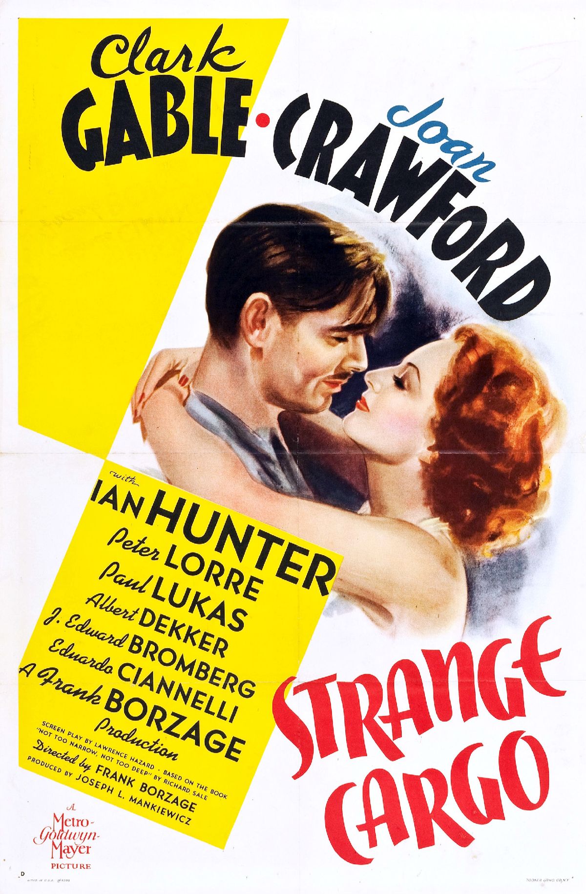 Strange Cargo (1940) poster