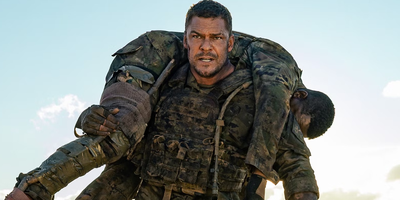 Alan Ritchson as 81 in War Machine (2026)