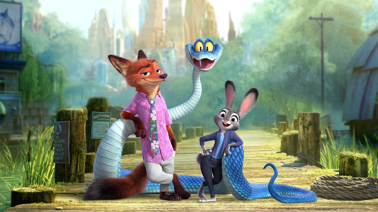Nick Wilde, Gary De Snake, Judy Hopps in Zootopia 2 (2025)